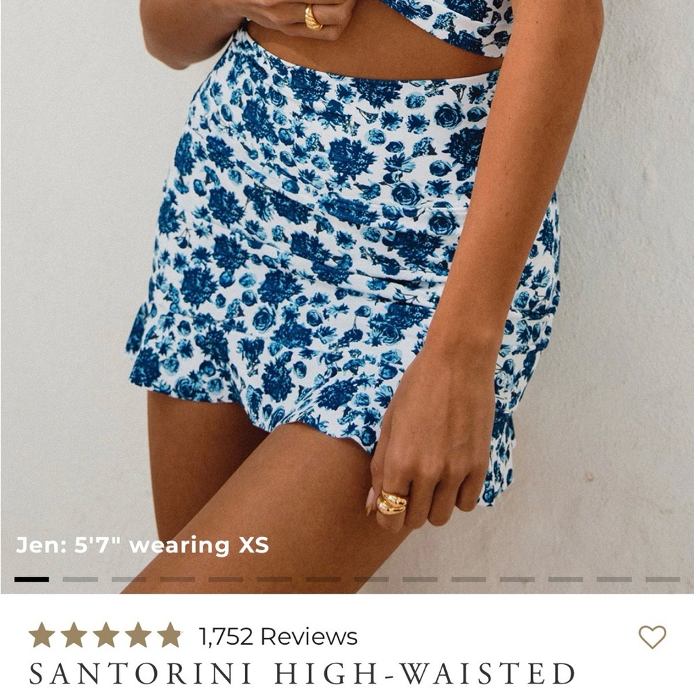 Albion “Santorini” High-Waisted Skirt Bottom